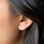 HANNAH Cross Stud Earrings | Cross Stud Earrings | FLEURENZ