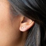 HANNAH Cross Stud Earrings | Cross Stud Earrings | FLEURENZ