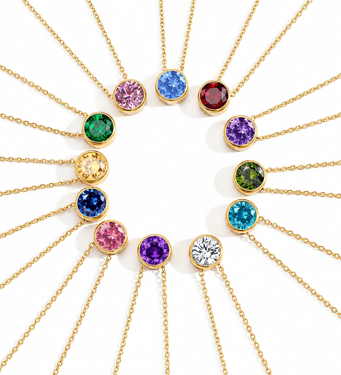 BIRTHSTONE NECKLACES jewelry by FLEURENZ