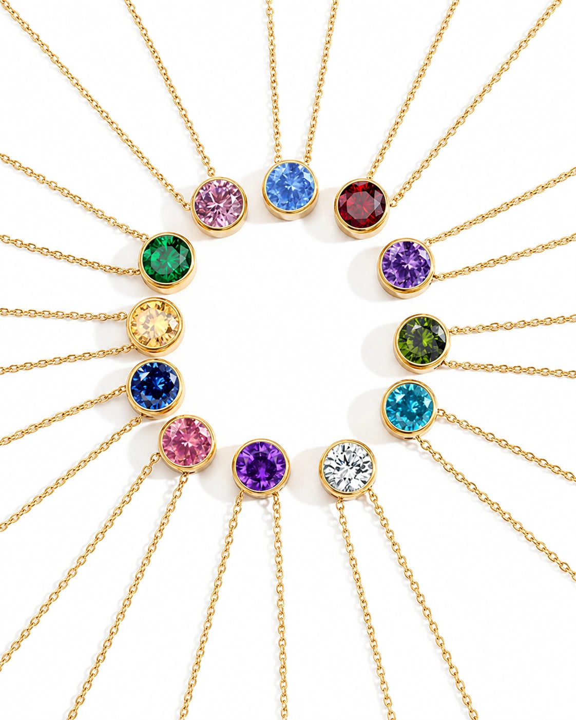 BIRTHSTONE NECKLACES jewelry by FLEURENZ