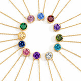 BIRTHSTONE NECKLACES jewelry by FLEURENZ