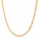 FLEURENZ DINA gold necklace on a white background