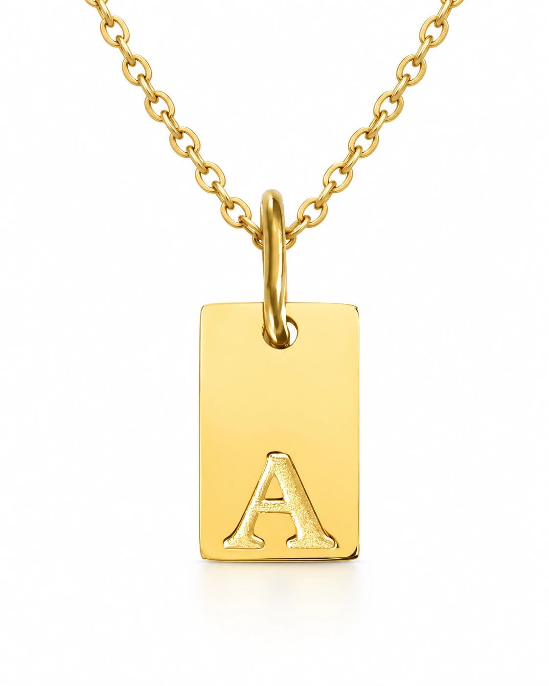 DOMINIQUE Initial Letter Necklace jewelry by FLEURENZ