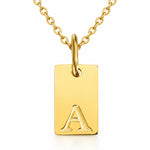 DOMINIQUE Initial Letter Necklace jewelry by FLEURENZ