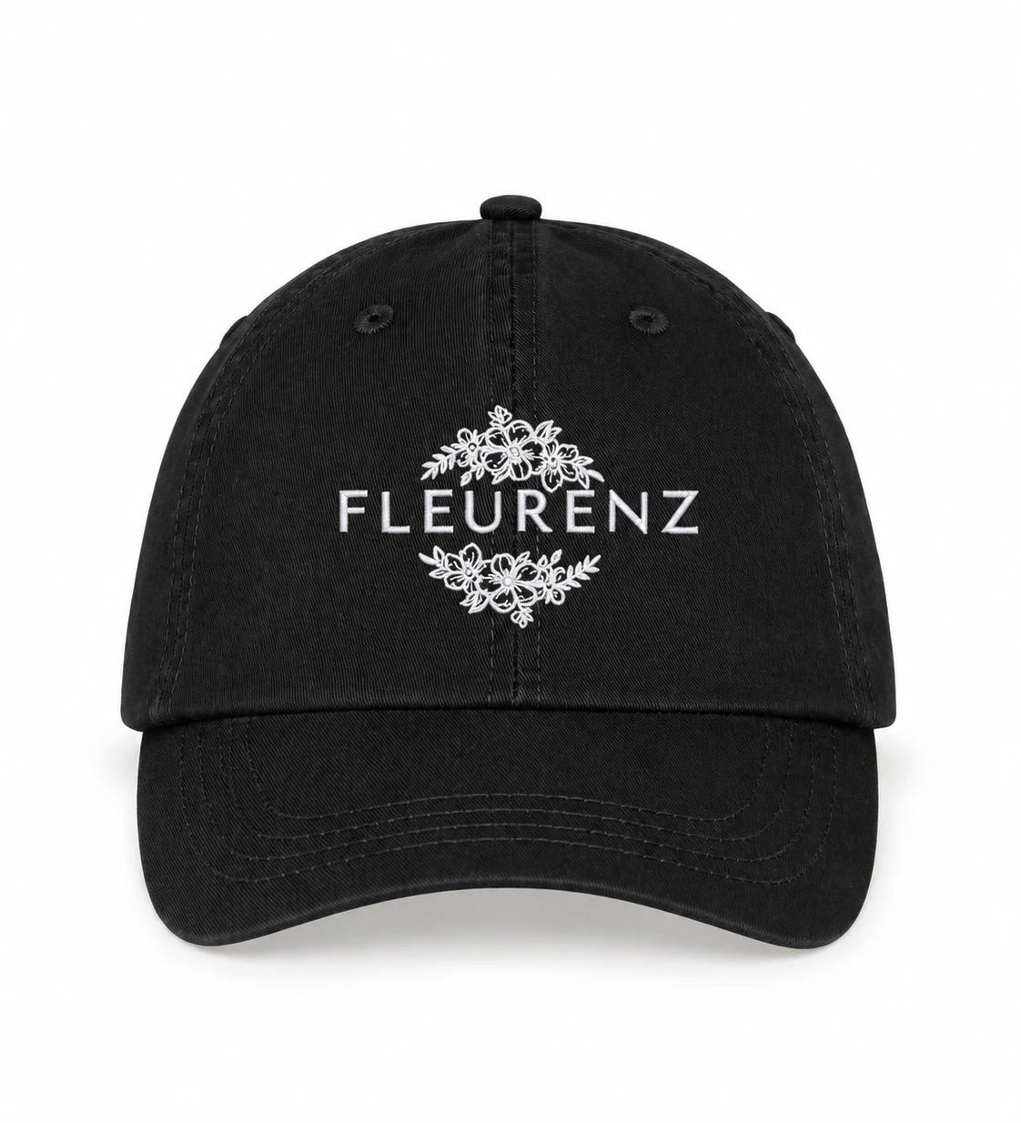 FLEURENZ Embroidered Logo Hat jewelry by FLEURENZ