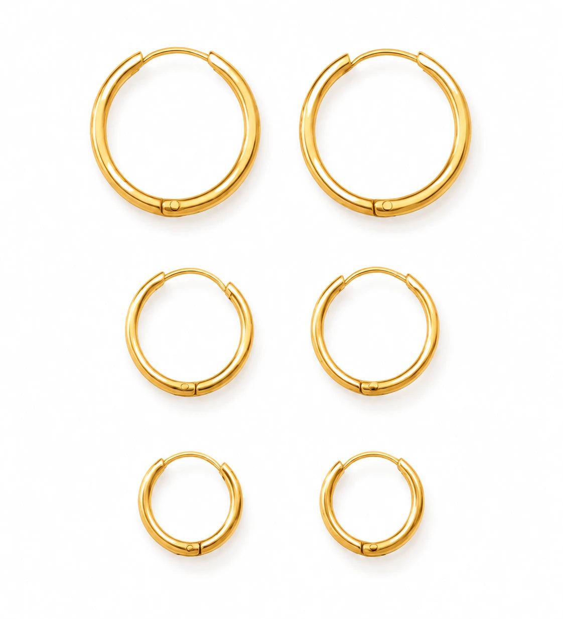 HELEN Hoop Earrings Set jewelry by FLEURENZ