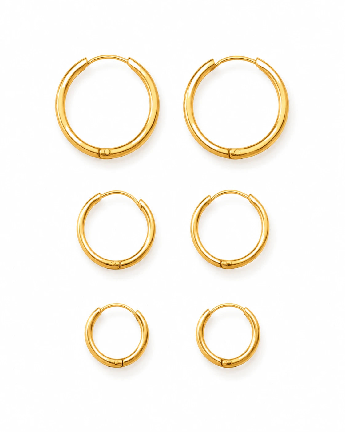 HELEN Hoop Earrings Set jewelry by FLEURENZ