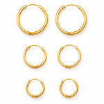 HELEN Hoop Earrings Set jewelry by FLEURENZ