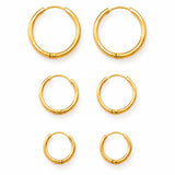 HELEN Hoop Earrings Set jewelry by FLEURENZ
