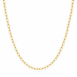 FLEURENZ JAYVE gold necklace on a white background