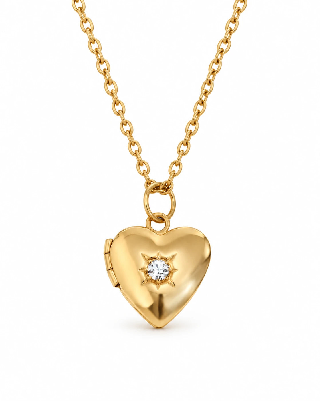 MAHAL Heart Locket Necklace jewelry by FLEURENZ