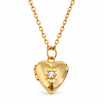 MAHAL Heart Locket Necklace jewelry by FLEURENZ