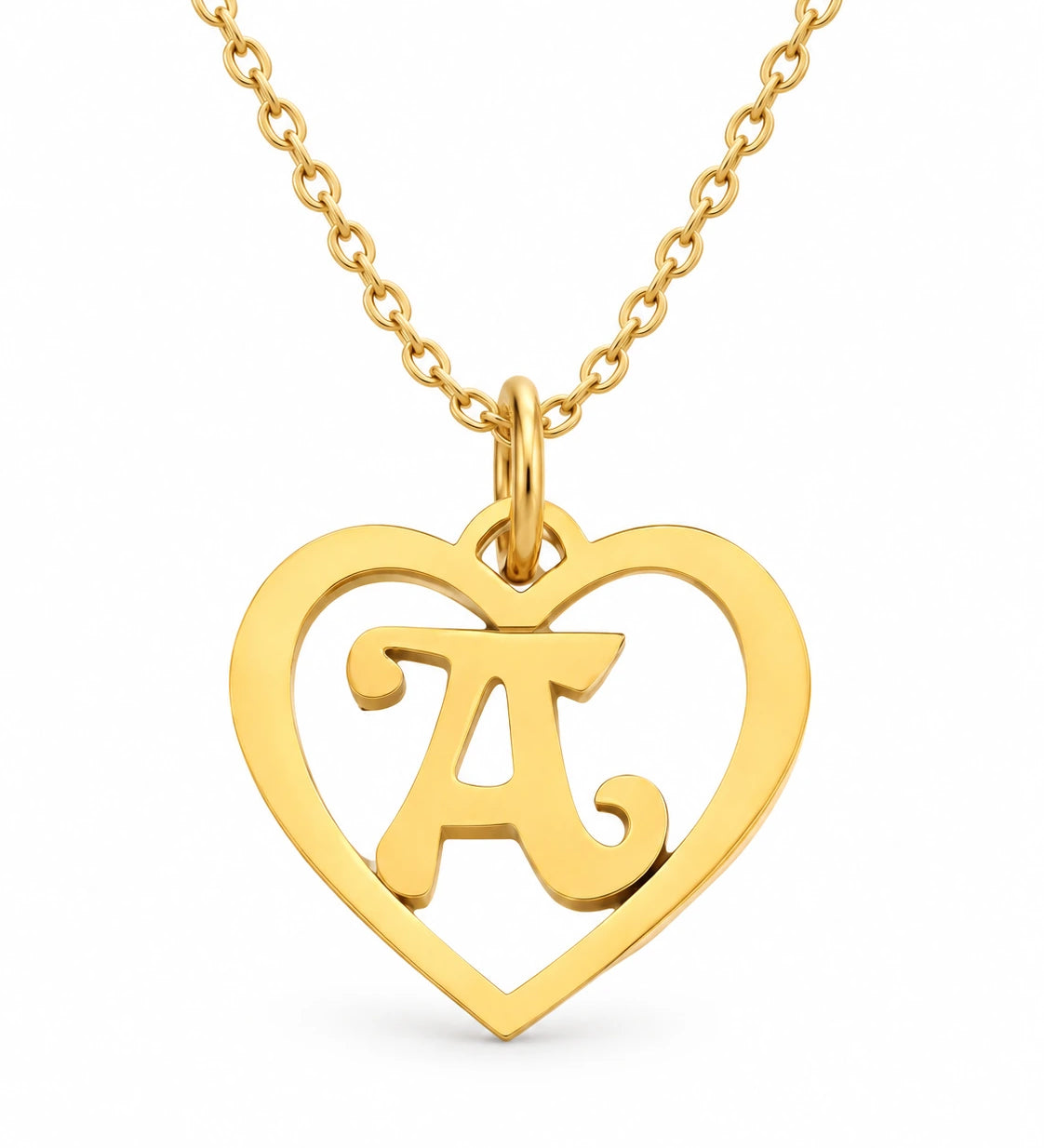 SINTA Heart Initial Necklace jewelry by FLEURENZ