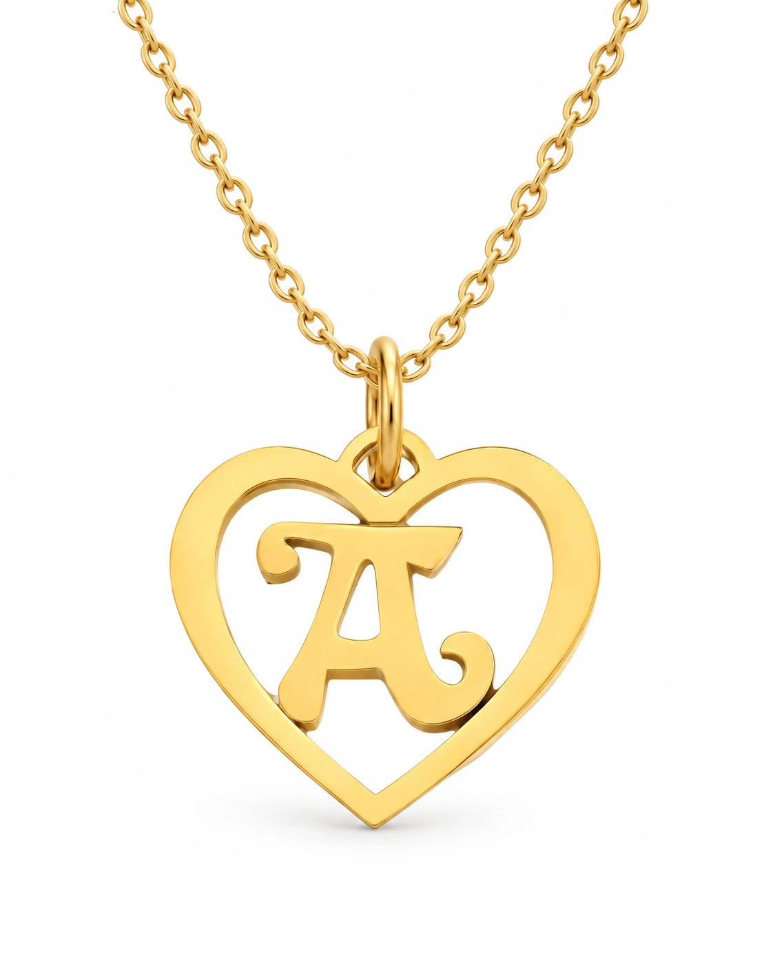 SINTA Heart Initial Necklace jewelry by FLEURENZ