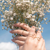 FLORENCE Beaded Stacking Ring | FLORENCE Ring | FLEURENZ