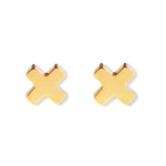 HANNAH Cross Stud Earrings | Cross Stud Earrings | FLEURENZ