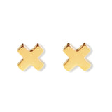 HANNAH Cross Stud Earrings | Cross Stud Earrings | FLEURENZ