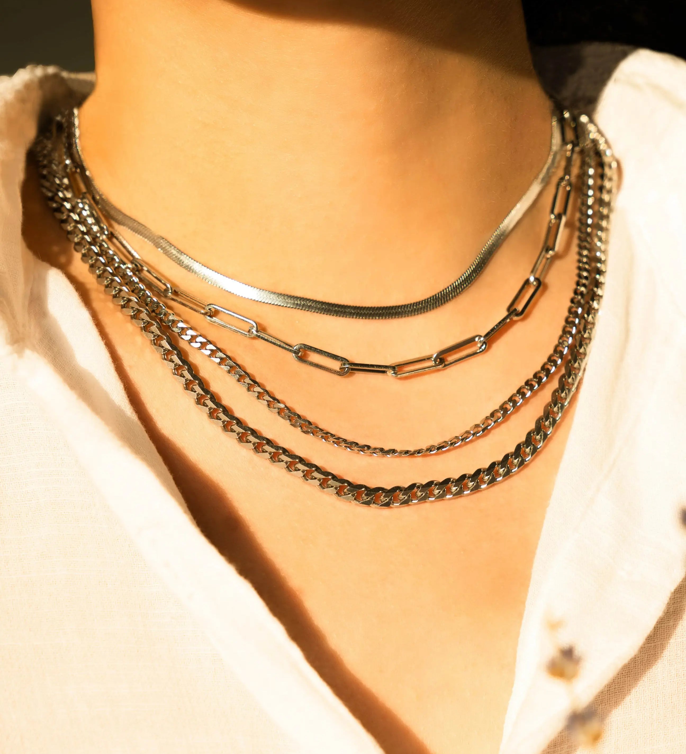 DEANNE Herringbone Necklace | Herringbone Necklace | FLEURENZ