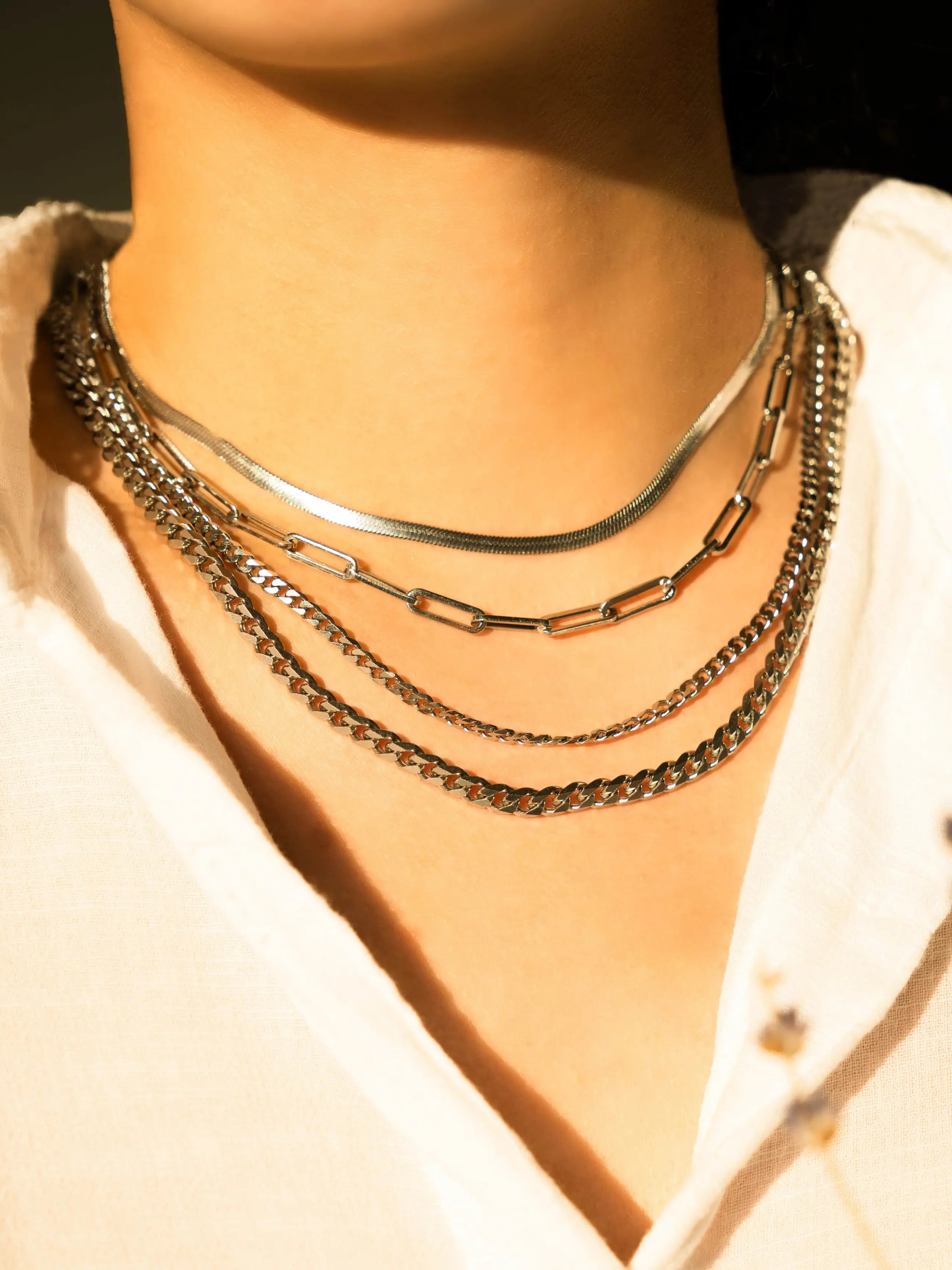 DEANNE Herringbone Necklace | Herringbone Necklace | FLEURENZ
